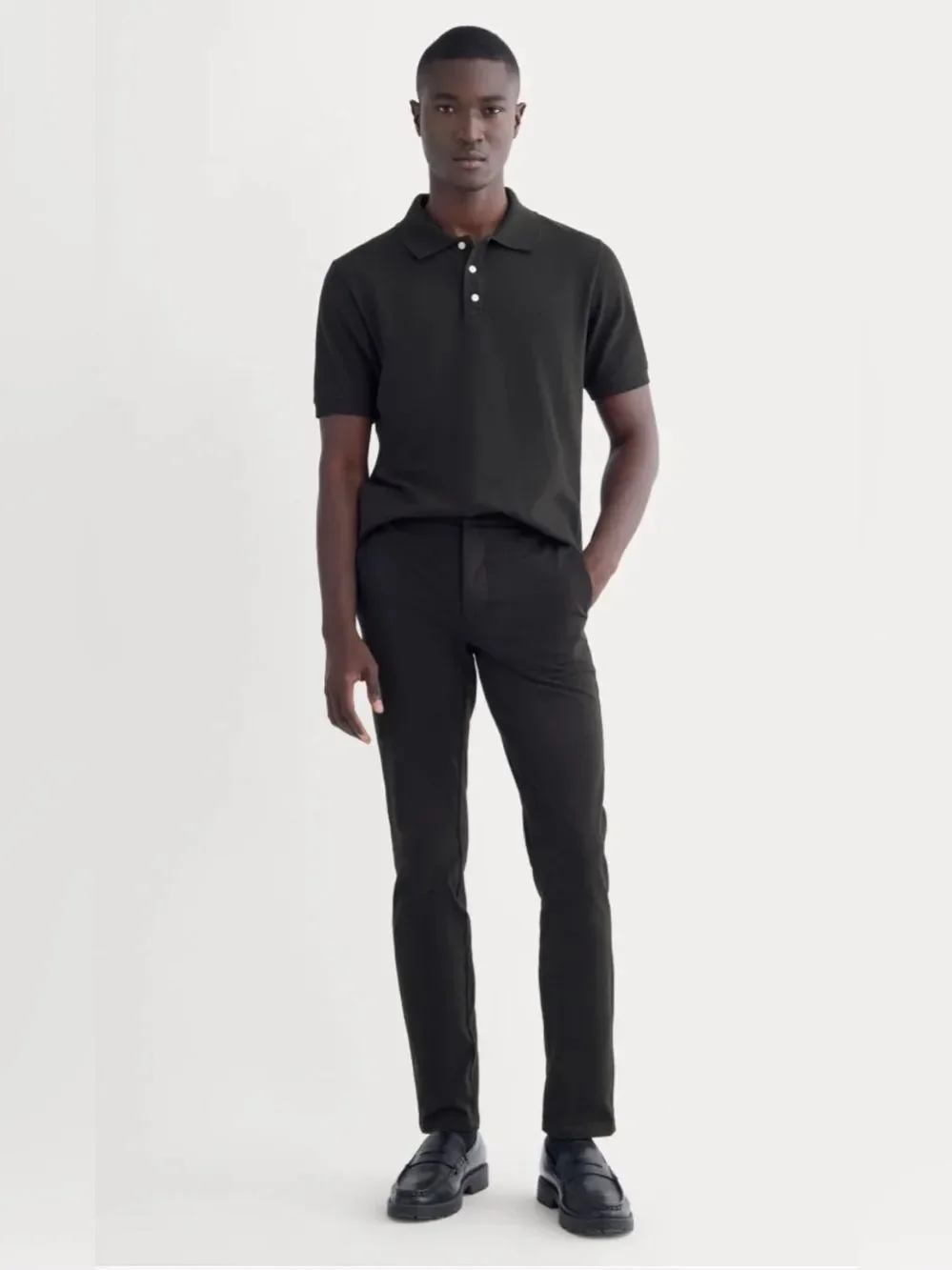 New Everlane THE PERFORMANCE CHINO Slim Fit in Black Size 33 X 34